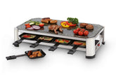 Fritel SG 2180 Stone Raclette Grill chroom-zwart.